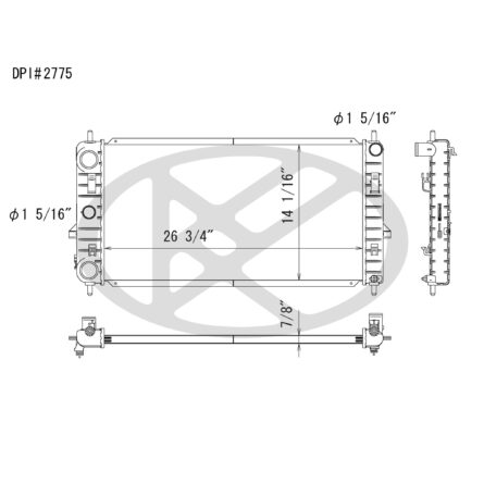 Koyorad A2775 Radiator