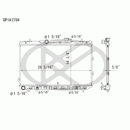 Koyorad A2784 Radiator