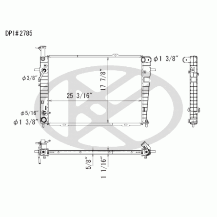 Koyorad A2785 Radiator