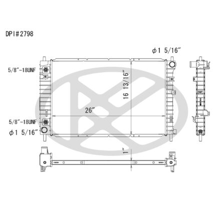 Koyorad A2798 Radiator