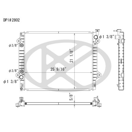 Koyorad A2802 Radiator