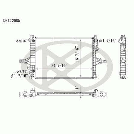 Koyorad A2805 Radiator