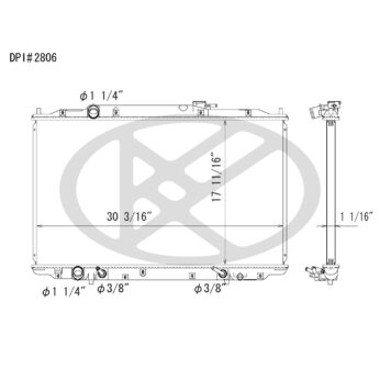 Koyorad A2806 Radiator