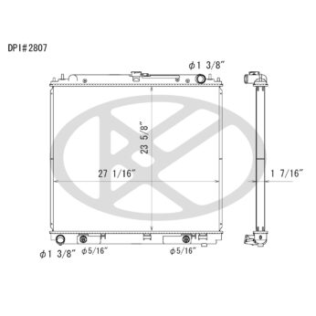 Koyorad A2807 Radiator