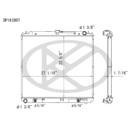 Koyorad A2807 Radiator