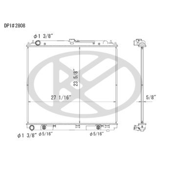 Koyorad A2808 Radiator