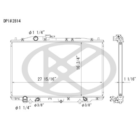 Koyorad A2814 Radiator