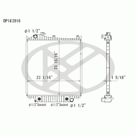 Koyorad A2816 Radiator