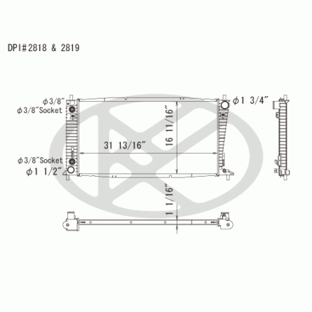 Koyorad A2818 Radiator