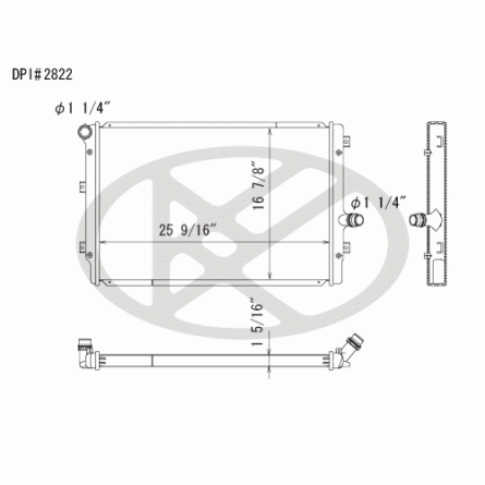 Koyorad A2822 Radiator