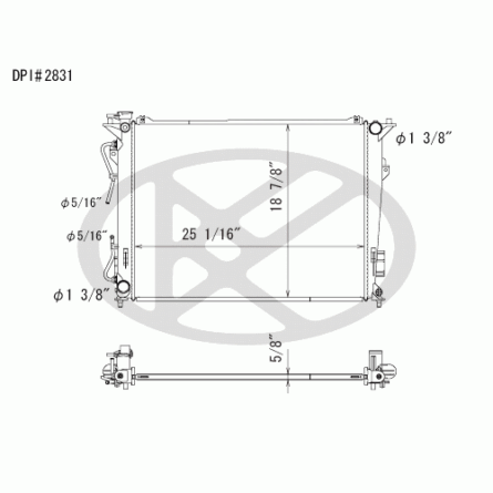 Koyorad A2831 Radiator