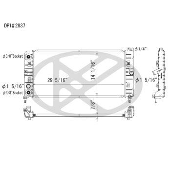 Koyorad A2837 Radiator