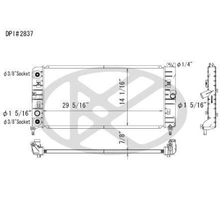 Koyorad A2837 Radiator