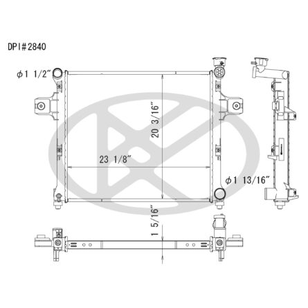 Koyorad A2840 Radiator