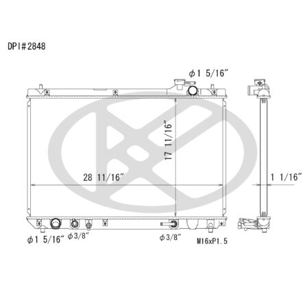 Koyorad A2848 Radiator