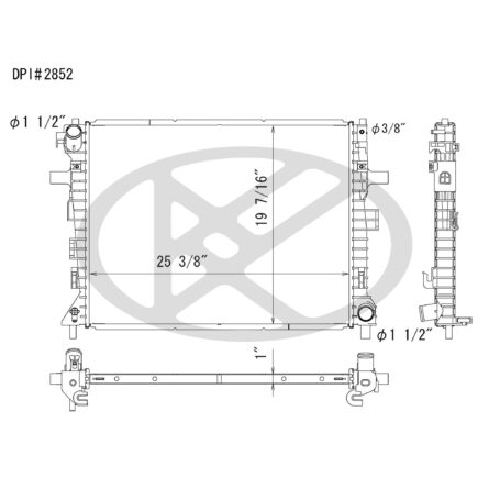 Koyorad A2852 Radiator