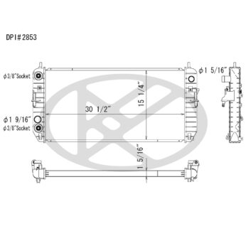 Koyorad A2853 Radiator