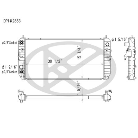 Koyorad A2853 Radiator