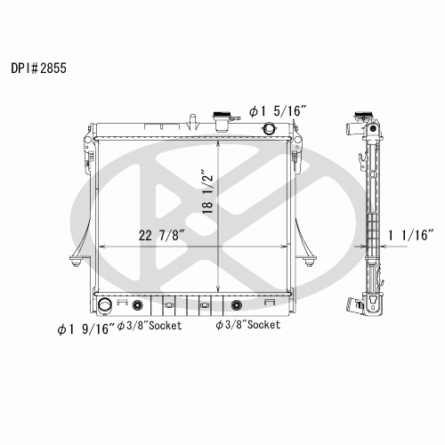 Koyorad A2855 Radiator