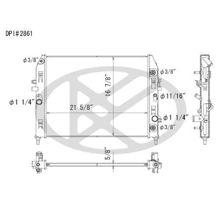 Koyorad A2861 Radiator