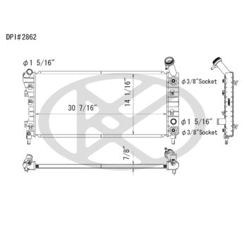 Koyorad A2862 Radiator
