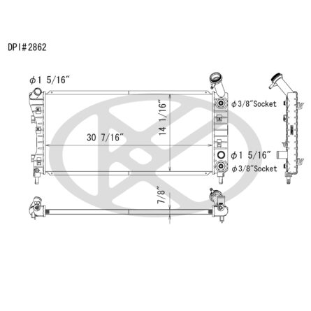 Koyorad A2862 Radiator