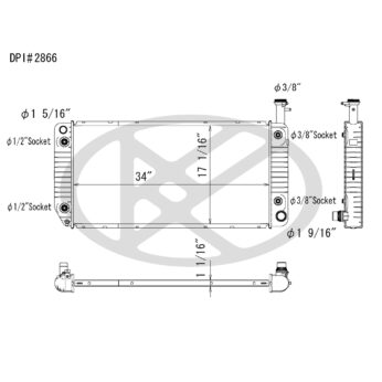 Koyorad A2866 Radiator