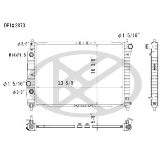 Koyorad A2873 Radiator