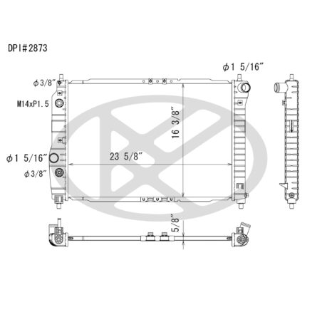 Koyorad A2873 Radiator