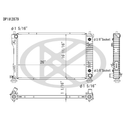 Koyorad A2879 Radiator