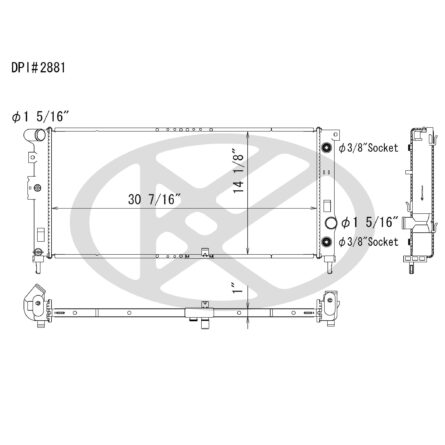 Koyorad A2881 Radiator