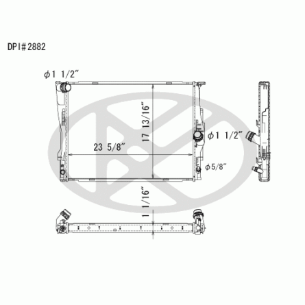 Koyorad A2882 Radiator