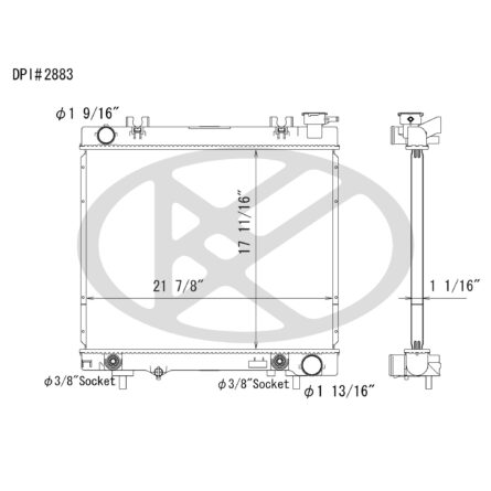 Koyorad A2883 Radiator