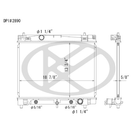 Koyorad A2890 Radiator