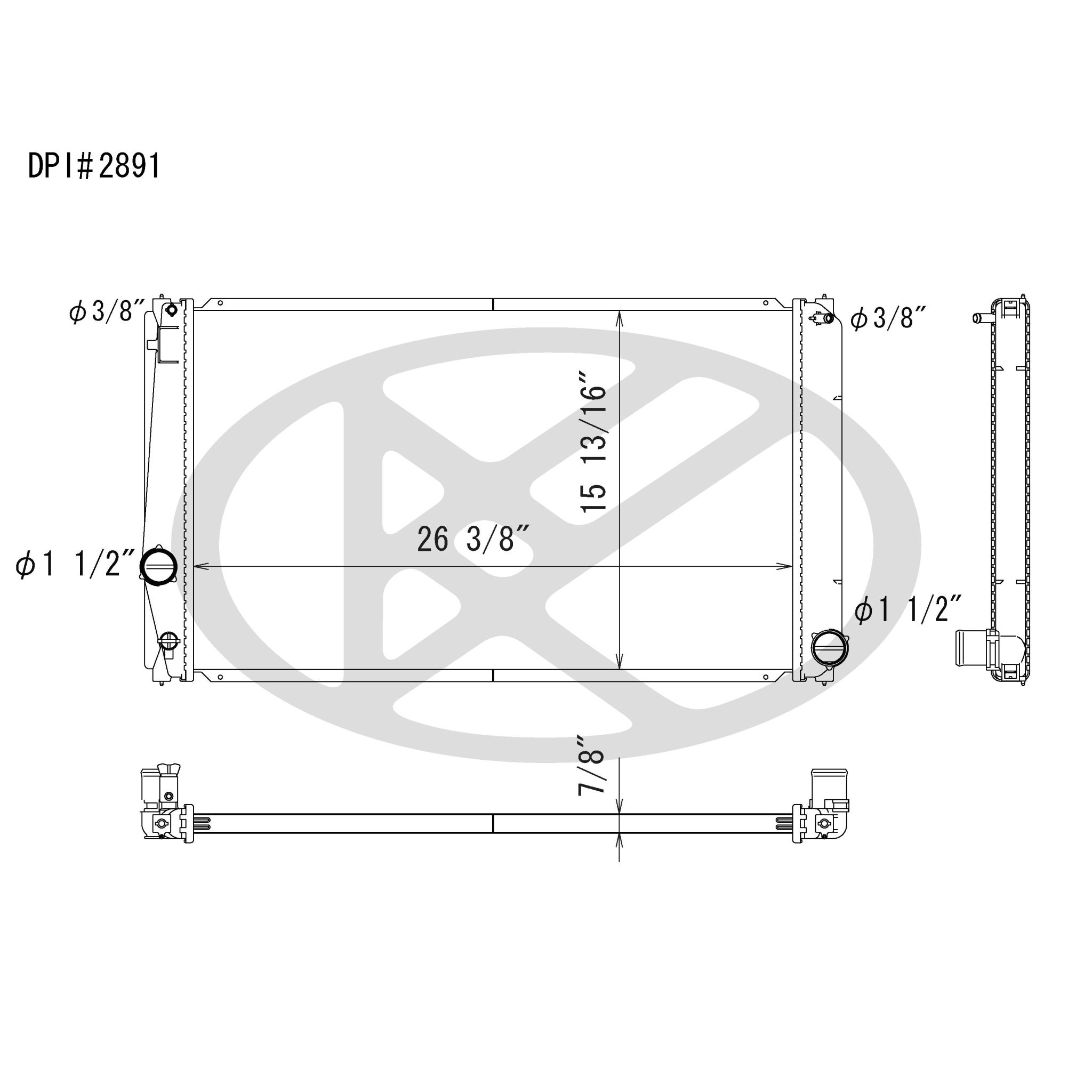 Koyorad A2891 Radiator