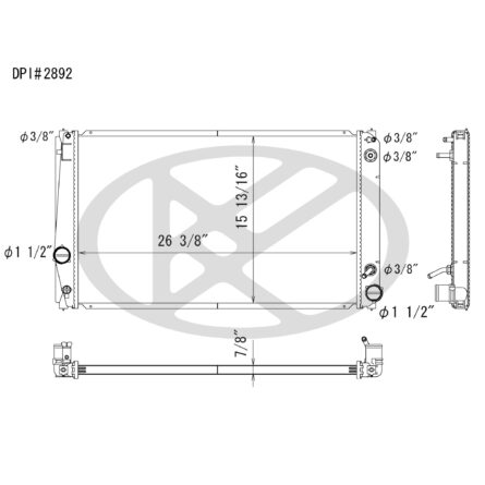 Koyorad A2892 Radiator