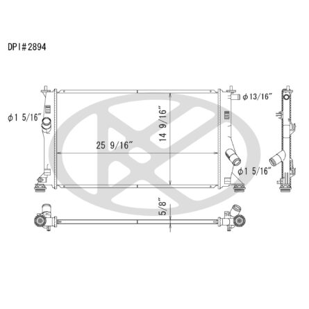 Koyorad A2894 Radiator