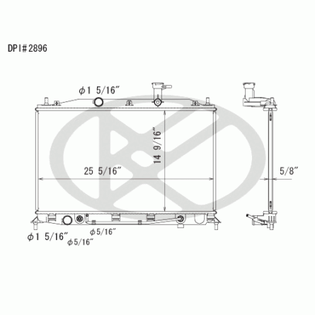 Koyorad A2896 Radiator