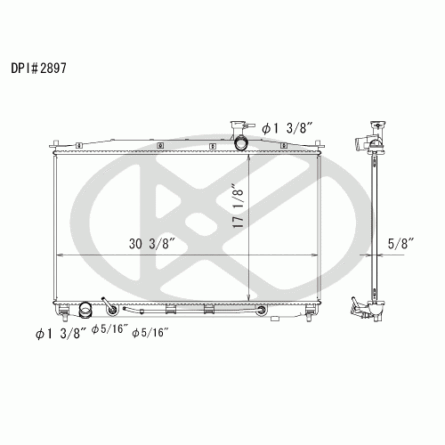 Koyorad A2897 Radiator