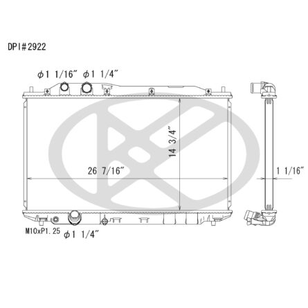 Koyorad A2922 Radiator