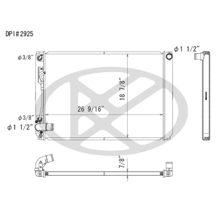 Koyorad A2925 Radiator