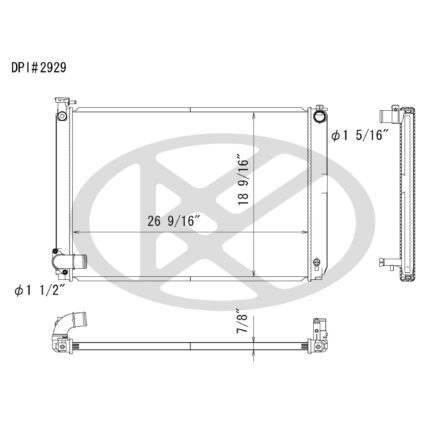 Koyorad A2929 Radiator