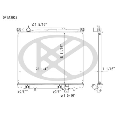 Koyorad A2933 Radiator