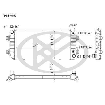 Koyorad A2935 Radiator