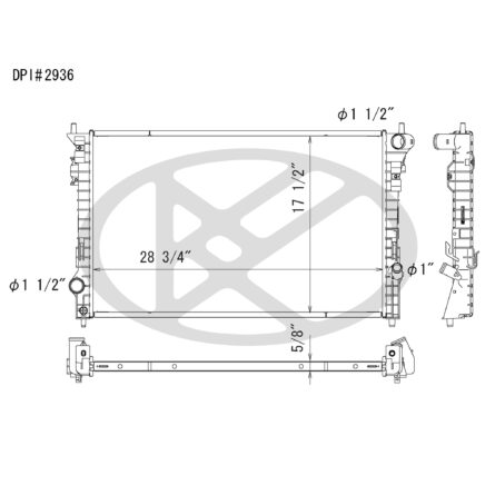 Koyorad A2936 Radiator