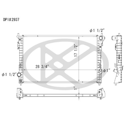 Koyorad A2937 Radiator