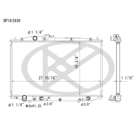 Koyorad A2939 Radiator