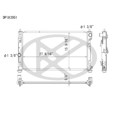 Koyorad A2951 Radiator