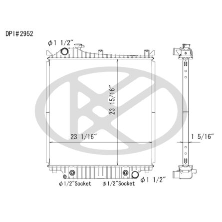 Koyorad A2952 Radiator