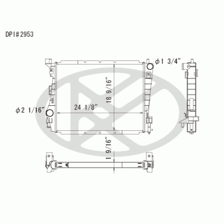 Koyorad A2953 Radiator